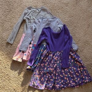 Bundle of 3 Tea Collection dresses size 7 Excellent condition